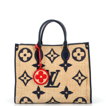 Louis Vuitton OnTheGo Tote Monogram Giant Raffia MM