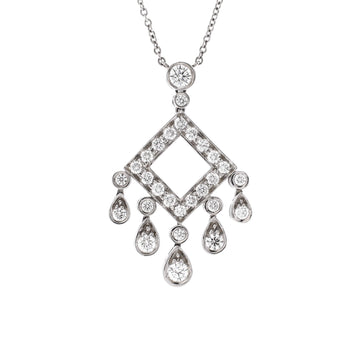 Tiffany & Co. Legacy Pendant Necklace Platinum with Diamonds