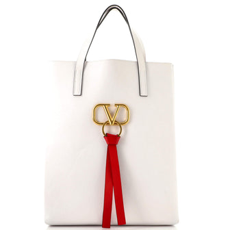 Valentino Garavani VRing Shopper Tote Leather North South