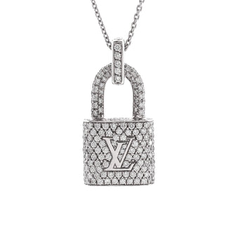 Louis Vuitton Lockit Pendant Necklace