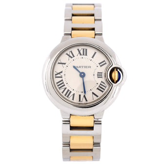 Cartier Ballon Bleu de Cartier Quartz Watch Stainless Steel and Yellow Gold 28