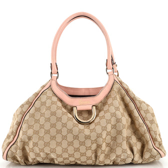 Gucci D-Ring Tote GG Canvas Large