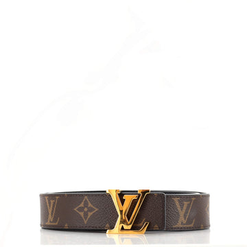 Louis Vuitton LV Initiales Reversible Belt Monogram Canvas and Leather Medium