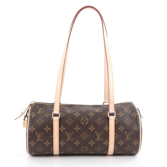 Louis Vuitton Papillon NM Handbag Monogram Canvas Brown 2068201