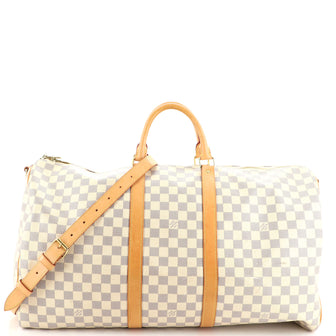 Louis Vuitton Keepall Bandouliere Bag Damier 55