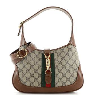 Gucci Jackie 1961 Hobo GG Coated Canvas Small