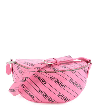 Balenciaga Souvenir Belt Bag Printed Leather XXS