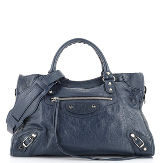 Balenciaga City Classic Studs Bag Leather Medium