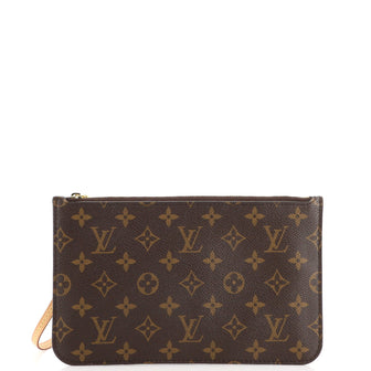 Louis Vuitton Neverfull Pochette Monogram Canvas Large