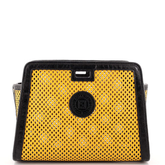 Fendi Peekaboo Defender Laser Cut Leather Small