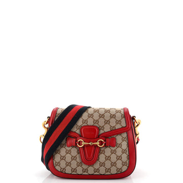 Gucci Lady Web Shoulder Bag GG Canvas Medium