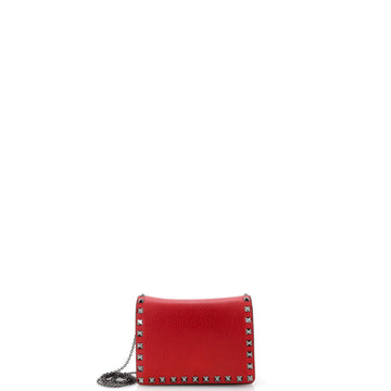 Valentino Garavani Rockstud Pouch Crossbody Bag Leather Mini