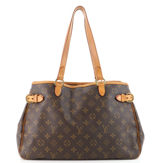 Louis Vuitton Batignolles Handbag Monogram Canvas Horizontal