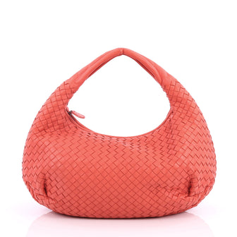 Bottega Veneta Belly Hobo Intrecciato Nappa Medium Red 2070003