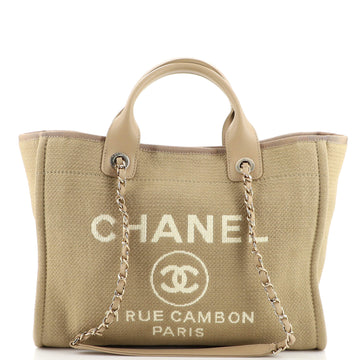 Chanel Deauville NM Tote Mixed Fibers Small
