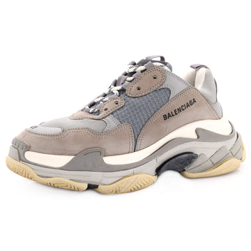Balenciaga Men's Triple S Sneakers Fabric and Mesh with Faux Leather
