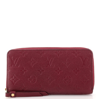 Louis Vuitton Zippy Wallet Monogram Empreinte Leather