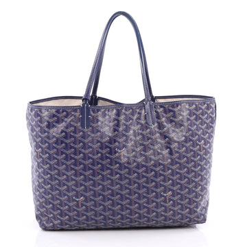 Goyard St. Louis Tote Coated Canvas PM Blue