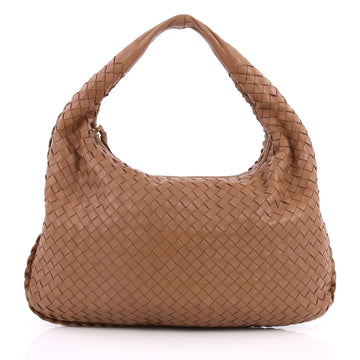 Bottega Veneta Veneta Hobo Intrecciato Nappa Medium Brown 2070305