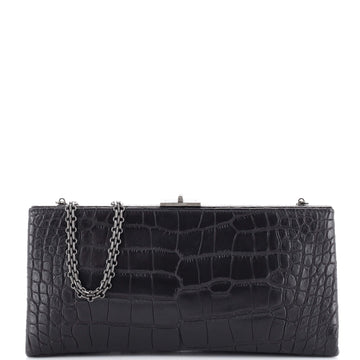Chanel Reissue 2.55 Box Chain Clutch Crocodile Long