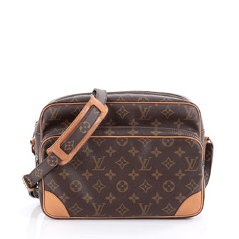 Louis Vuitton Nil Handbag Monogram Canvas 28 Brown 2070401