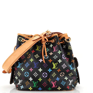 Louis Vuitton Petit Noe Handbag Monogram Multicolor