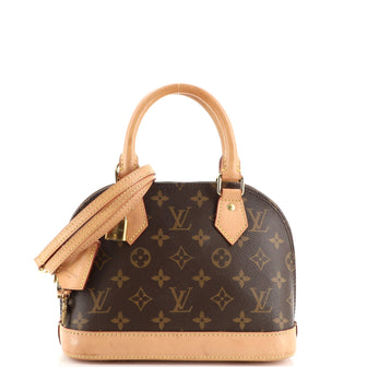 Louis Vuitton Alma Handbag Monogram Canvas BB