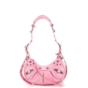 Balenciaga Le Cagole Giant Studs Shoulder Bag Leather XS