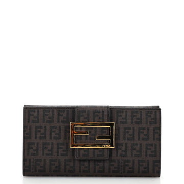 Fendi Vintage Bifold Wallet Zucca Coated Canvas
