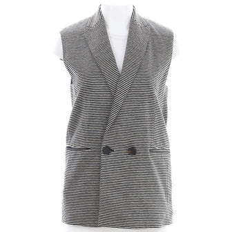 Brunello Cucinelli Women's Striped Vest Cotton