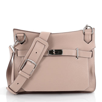 Hermes Jypsiere Handbag Clemence 31 Neutral 2071102