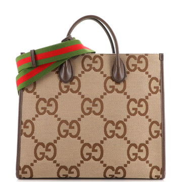 Gucci Convertible Tote Jumbo GG Canvas Large