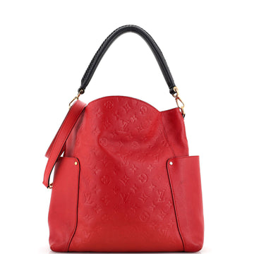 Louis Vuitton Bagatelle Hobo Monogram Empreinte Leather
