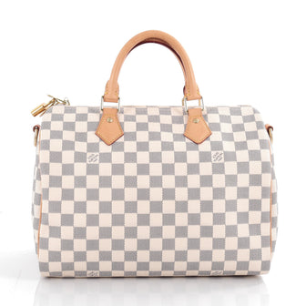 Louis Vuitton Speedy Bandouliere Bag Damier 30 White 2071502