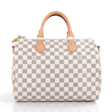 Louis Vuitton Speedy Bandouliere Bag Damier 30 White 2071502