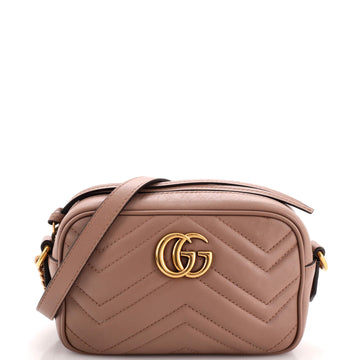Gucci GG Marmont Shoulder Bag Matelasse Leather Mini