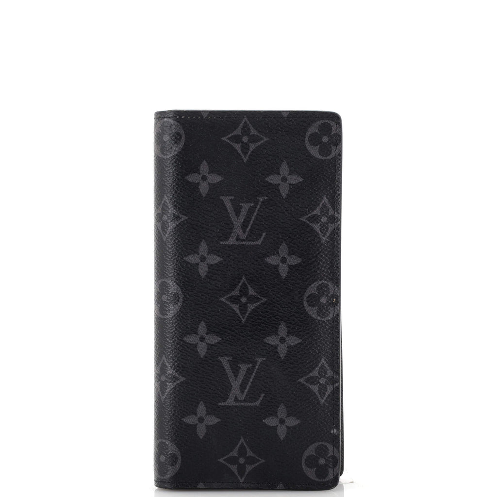 (5301_0644) LOUIS VUITTON Wallet Louis Vuitton Monogram Eclipse Portefeuil  Braza Long Wallet * Wallet with initials
