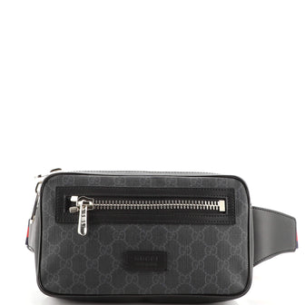 Gucci Soft Zip Belt Bag GG Coated Canvas Small