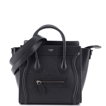 Celine Luggage Bag Grainy Leather Nano