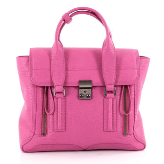 3.1 Phillip Lim Pashli Satchel Leather Medium Pink 2071901