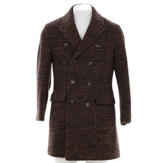 Brunello Cucinelli Men's Double Breasted Coat Wool