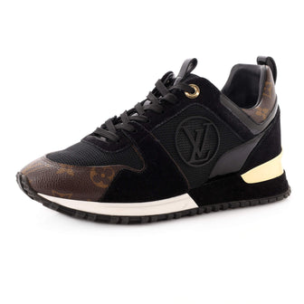 Louis Vuitton Women's Run Away Sneakers Mesh with Monogram Canvas and Suede