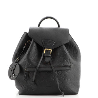 Louis Vuitton Montsouris Backpack NM Monogram Empreinte Leather PM