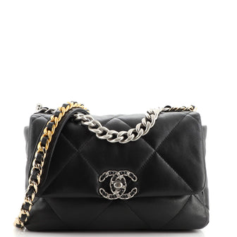 Chanel 19 Flap Bag Quilted Leather Medium