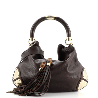 Gucci Indy Hobo Guccissima Leather Medium
