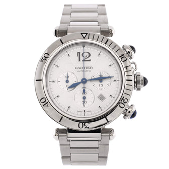 Cartier Pasha de Cartier Chronograph Automatic Watch Stainless Steel 41