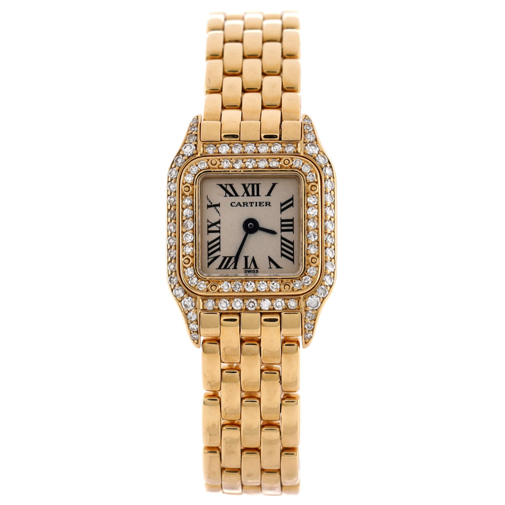 Cartier Panthere de Cartier Quartz Watch Yellow Gold with Diamond