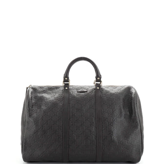 Gucci Carry On Convertible Duffle Bag Guccissima Leather Small