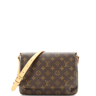 Louis Vuitton Musette Tango Handbag Monogram Canvas
