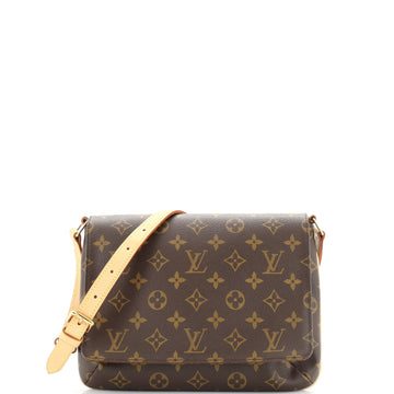 Louis Vuitton Musette Tango Handbag Monogram Canvas